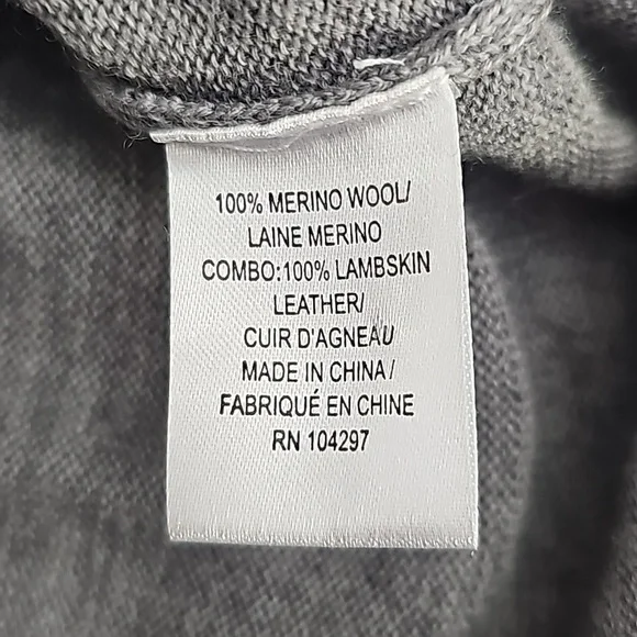 Milly gray sweater sz M - Picture 8 of 15